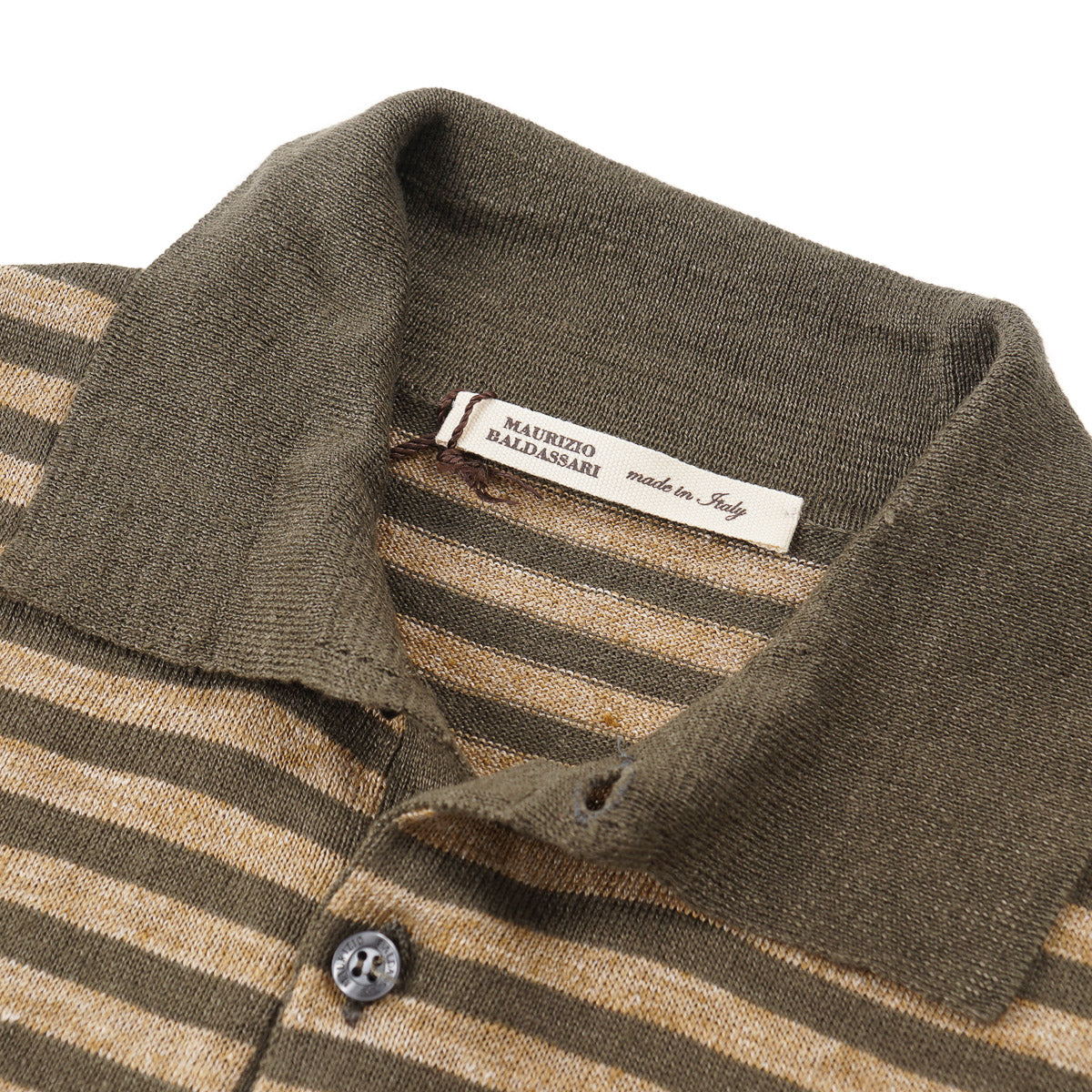 Maurizio Baldassari Linen Polo Shirt - Top Shelf Apparel