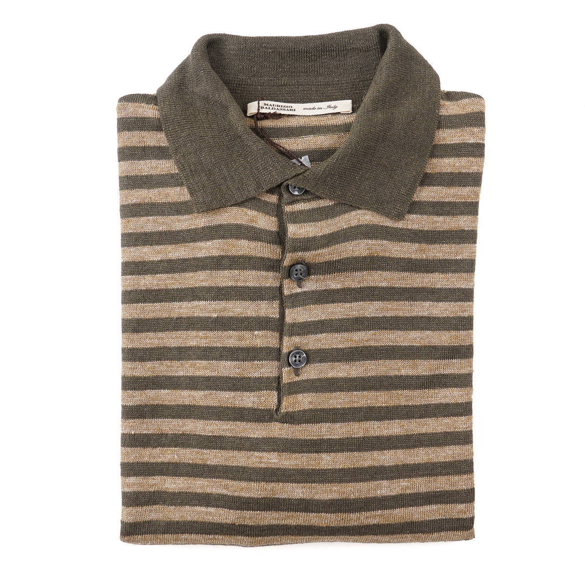 Maurizio Baldassari Linen Polo Shirt - Top Shelf Apparel