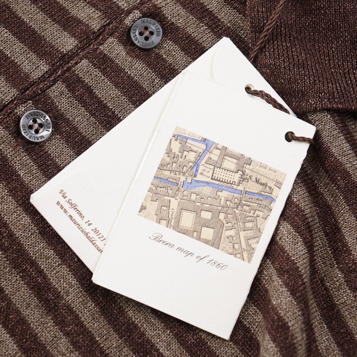 Maurizio Baldassari Linen Polo Shirt - Top Shelf Apparel