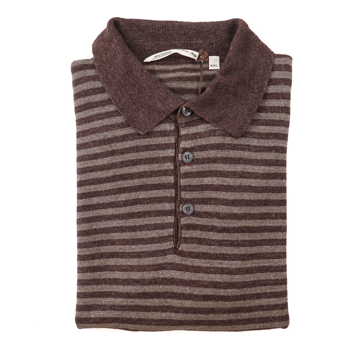 Maurizio Baldassari Linen Polo Shirt - Top Shelf Apparel