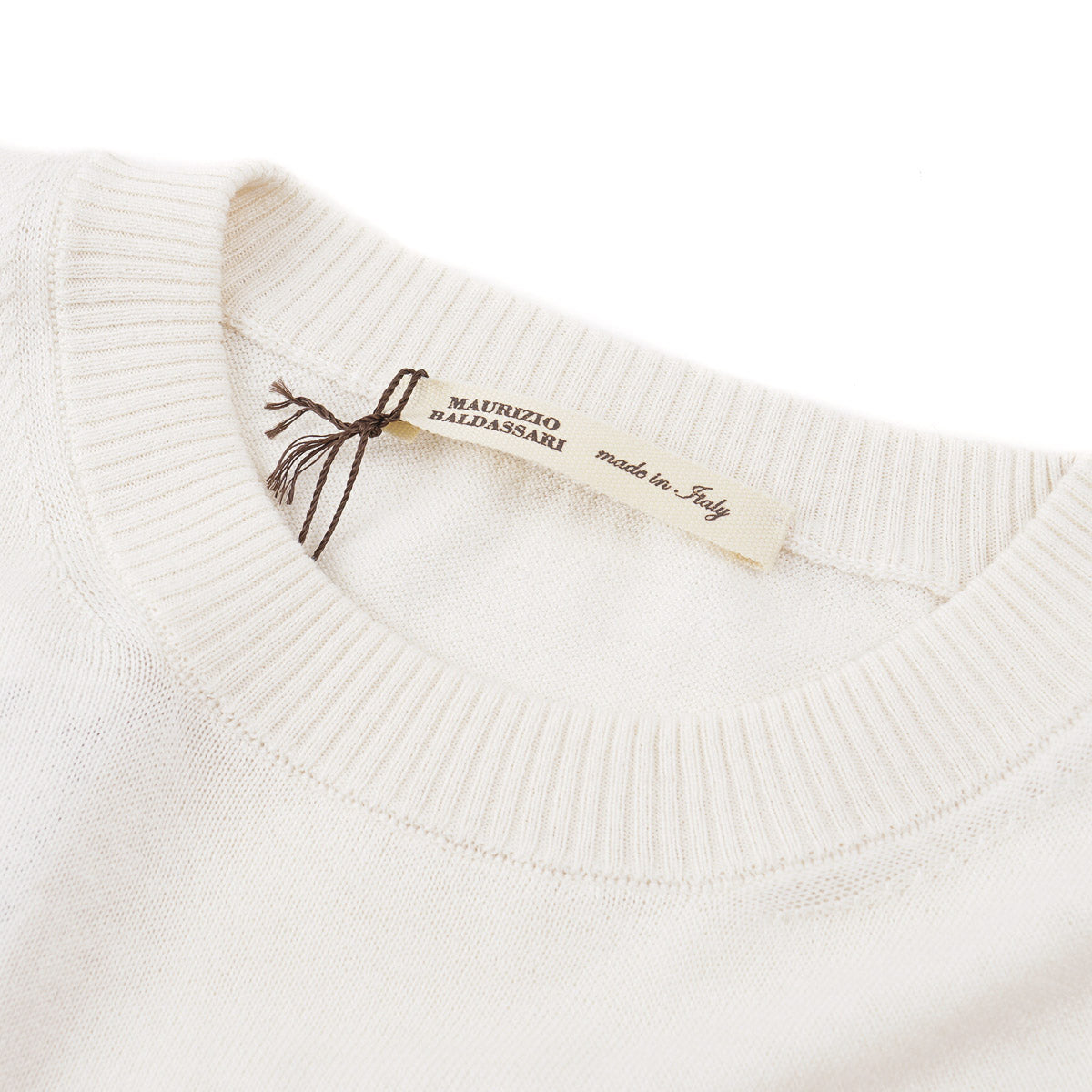 Maurizio Baldassari Silk-Cotton Sweater - Top Shelf Apparel