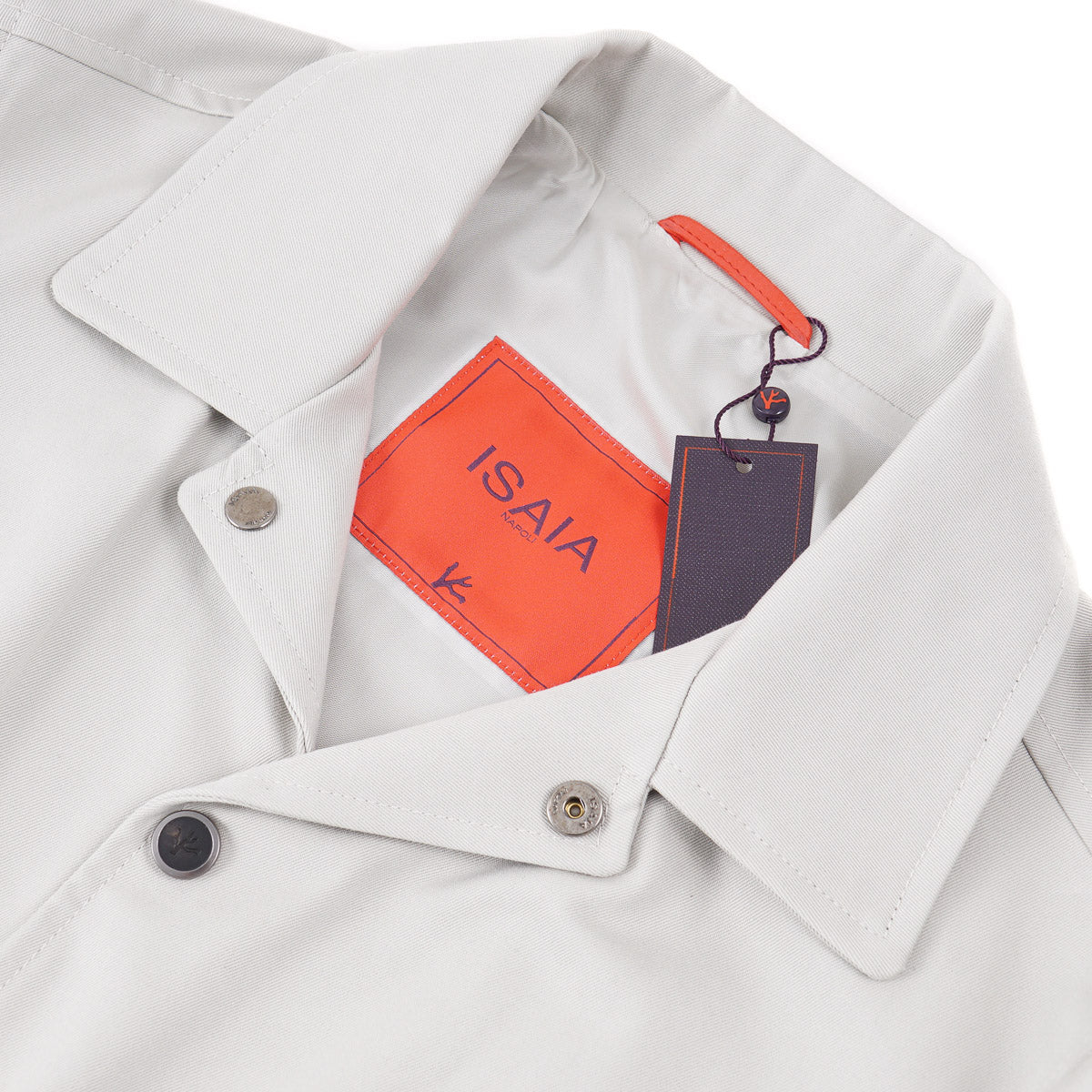 Isaia Snap-Front Varsity Jacket - Top Shelf Apparel