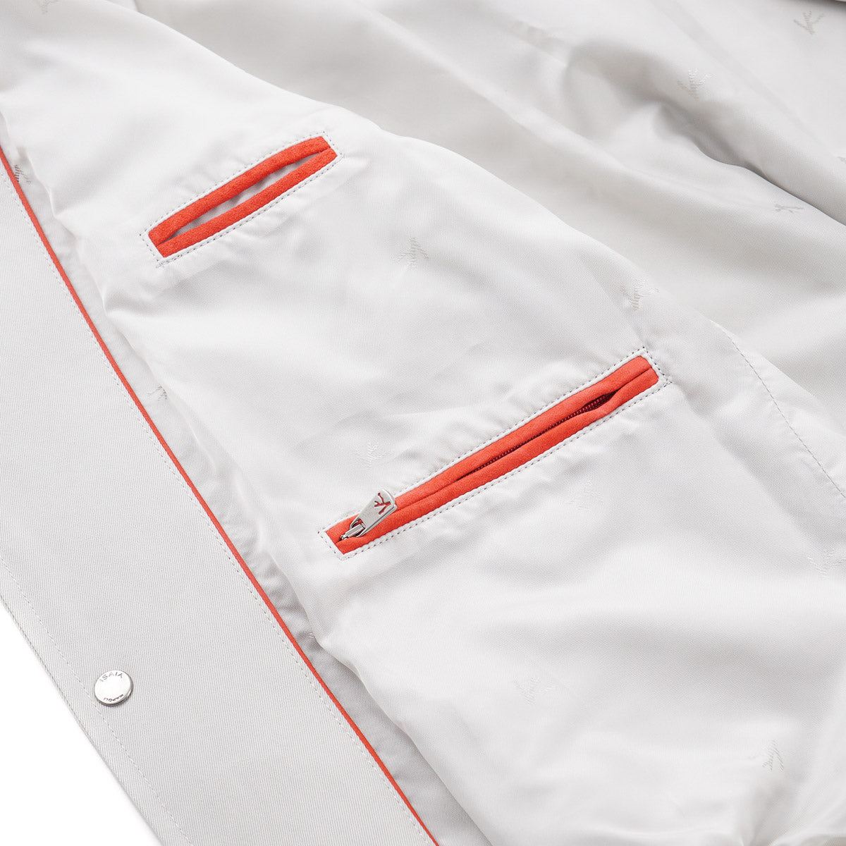 Isaia Snap-Front Varsity Jacket - Top Shelf Apparel