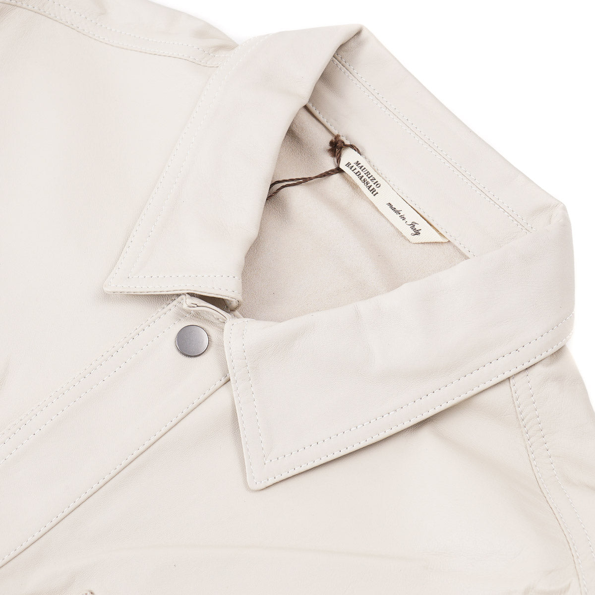 Maurizio Baldassari Nappa Leather Jacket - Top Shelf Apparel