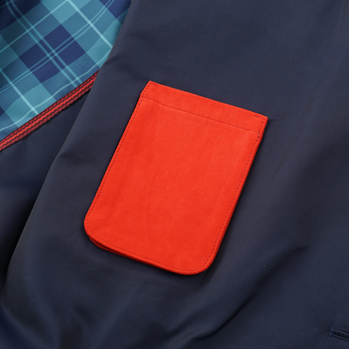 Isaia Light Aqua Fabric Overcoat - Top Shelf Apparel