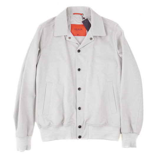 Isaia Snap-Front Varsity Jacket - Top Shelf Apparel