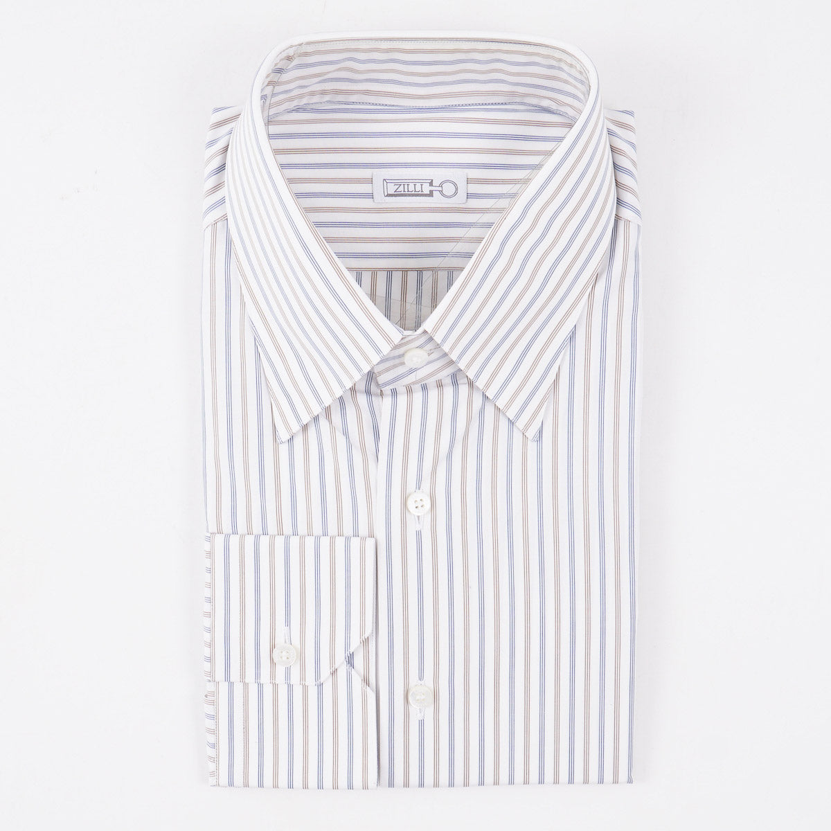 Zilli Tailored-Fit Cotton Dress Shirt