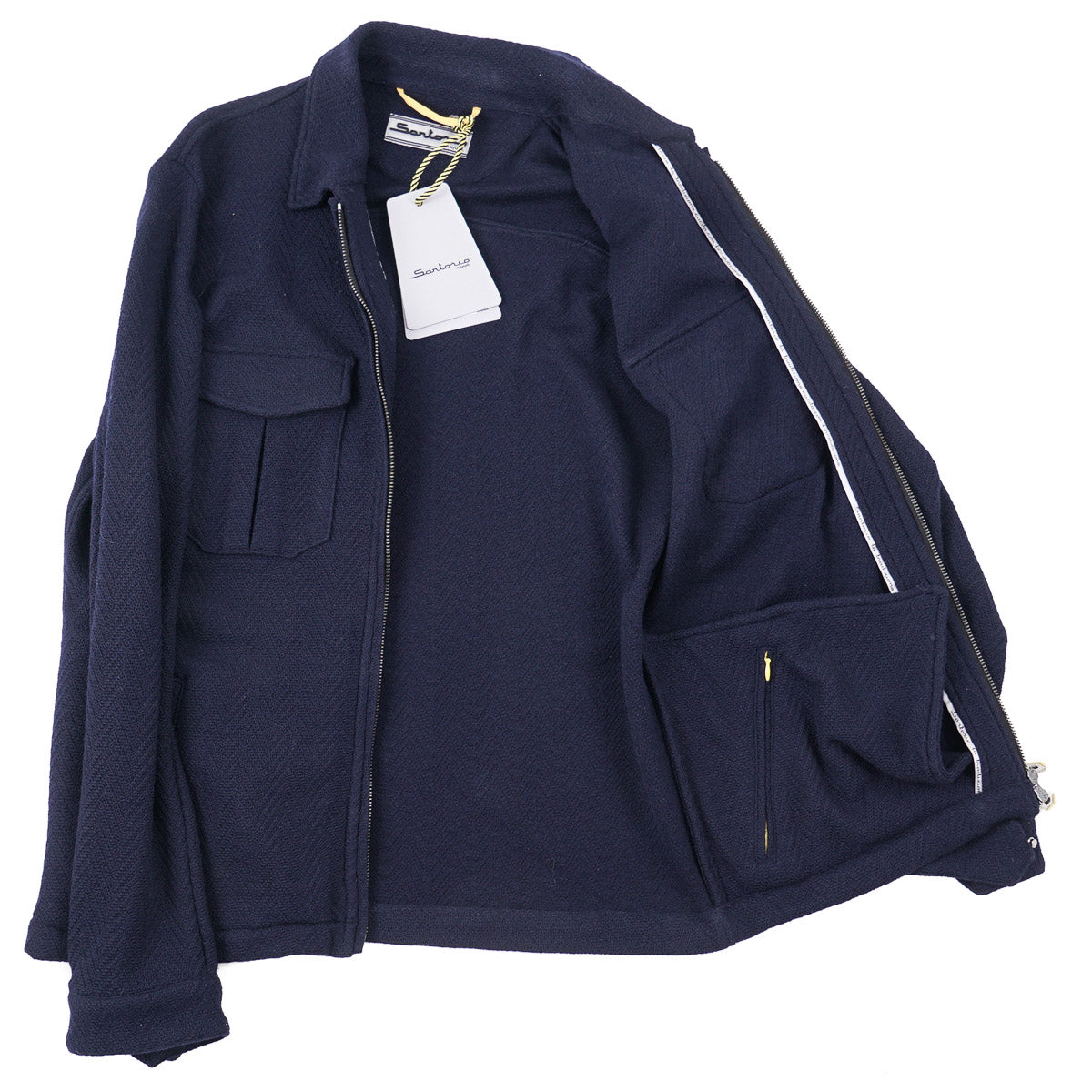 Sartorio Knit Herringbone Wool Jacket - Top Shelf Apparel