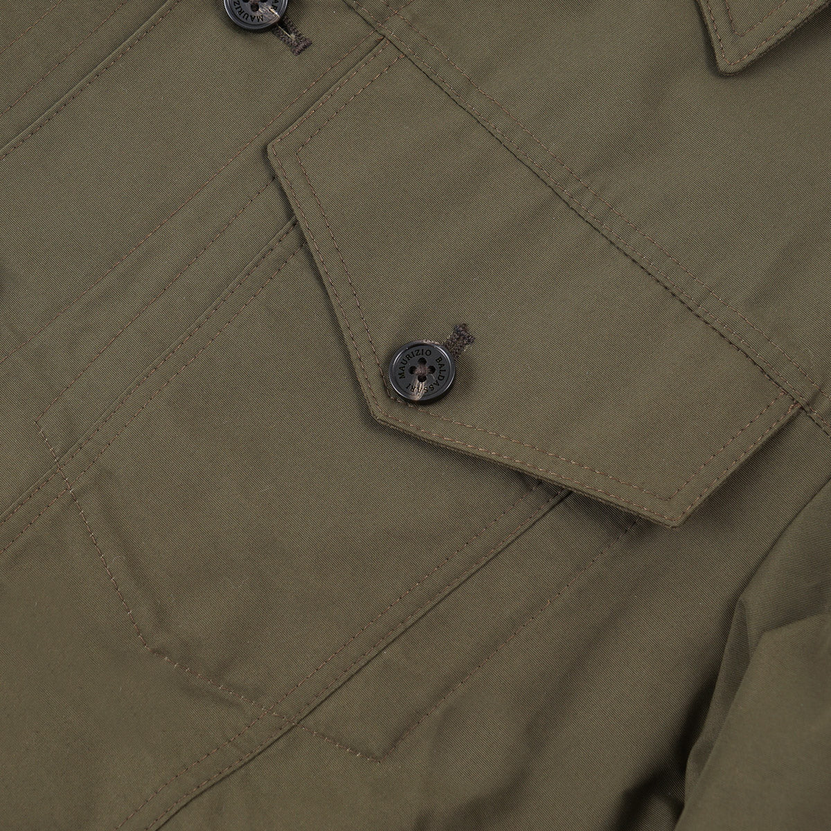 Maurizio Baldassari Cotton-Nylon Trucker Jacket - Top Shelf Apparel