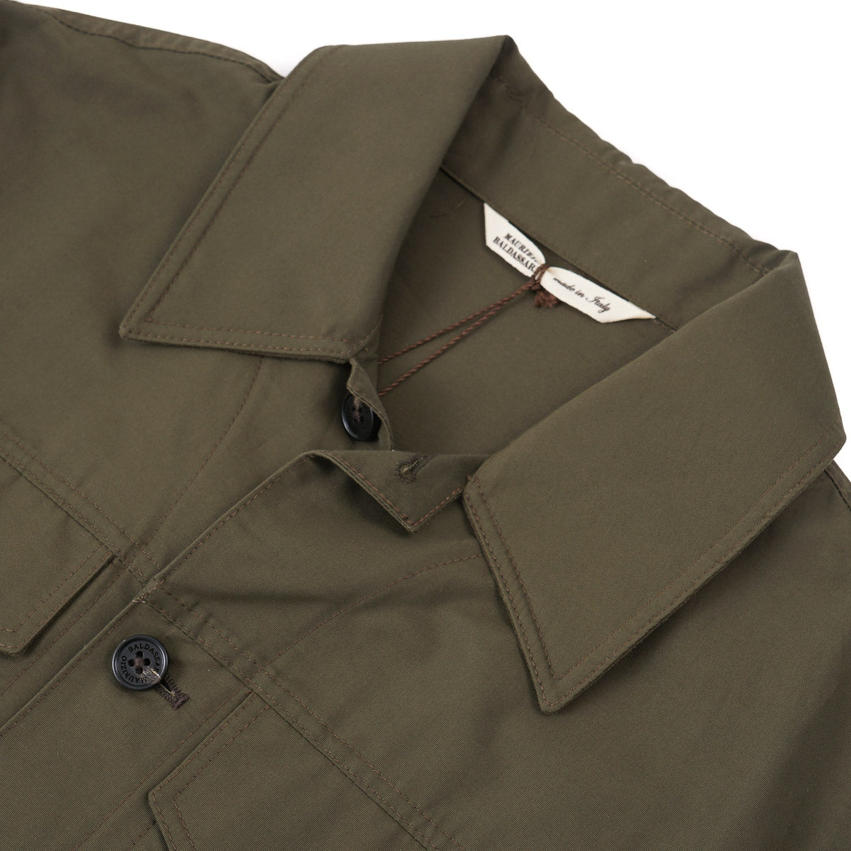 Maurizio Baldassari Cotton-Nylon Trucker Jacket - Top Shelf Apparel