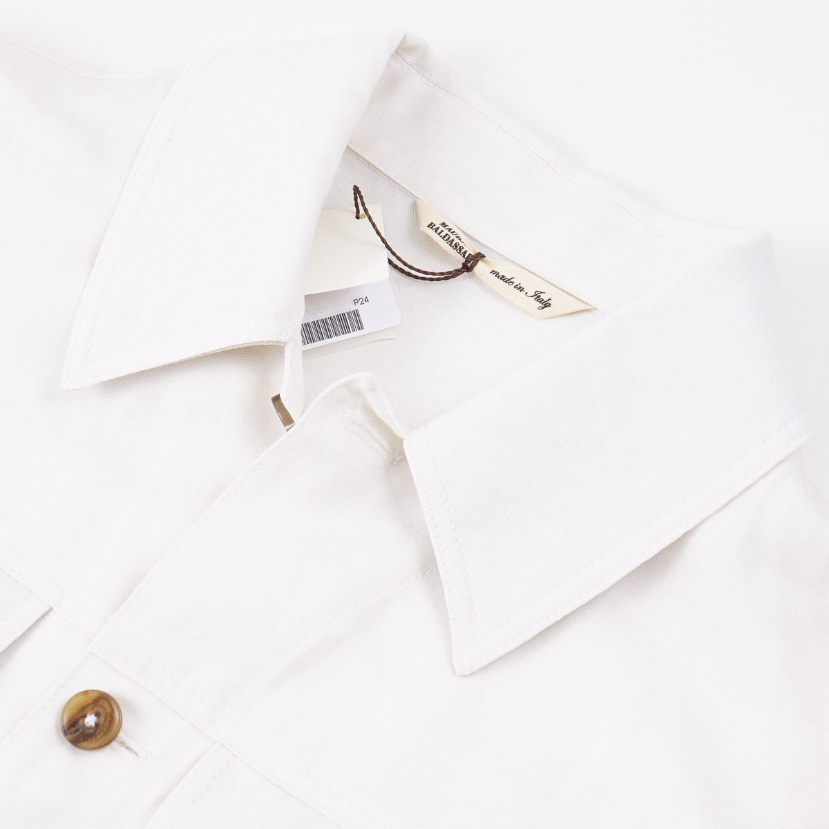Maurizio Baldassari Wool-Linen Trucker Jacket - Top Shelf Apparel