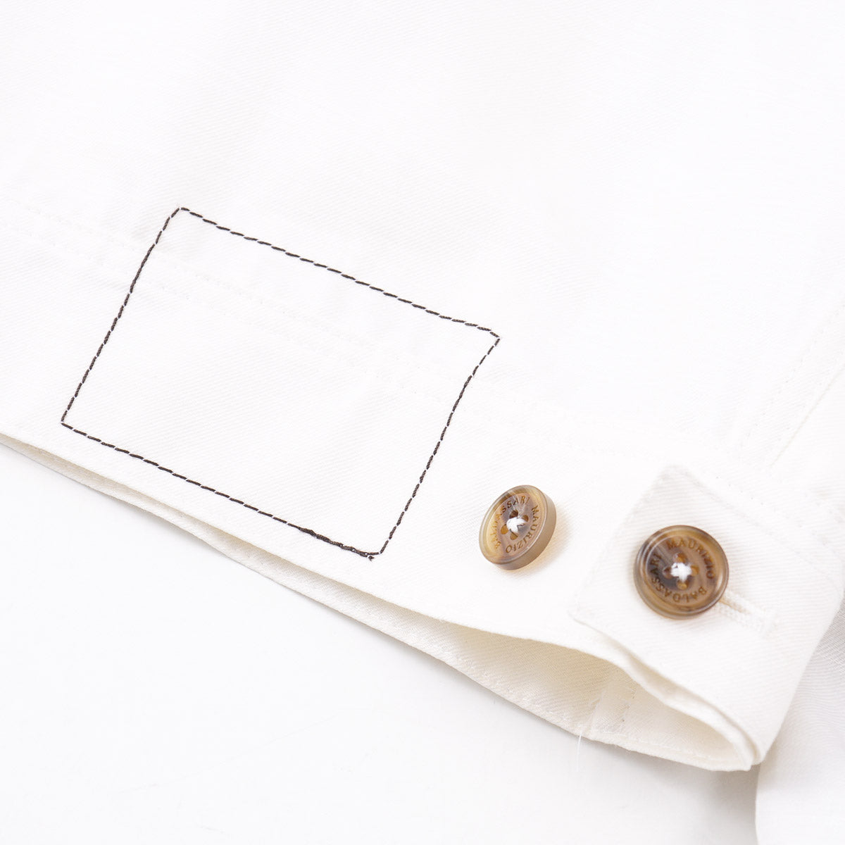 Maurizio Baldassari Wool-Linen Trucker Jacket - Top Shelf Apparel