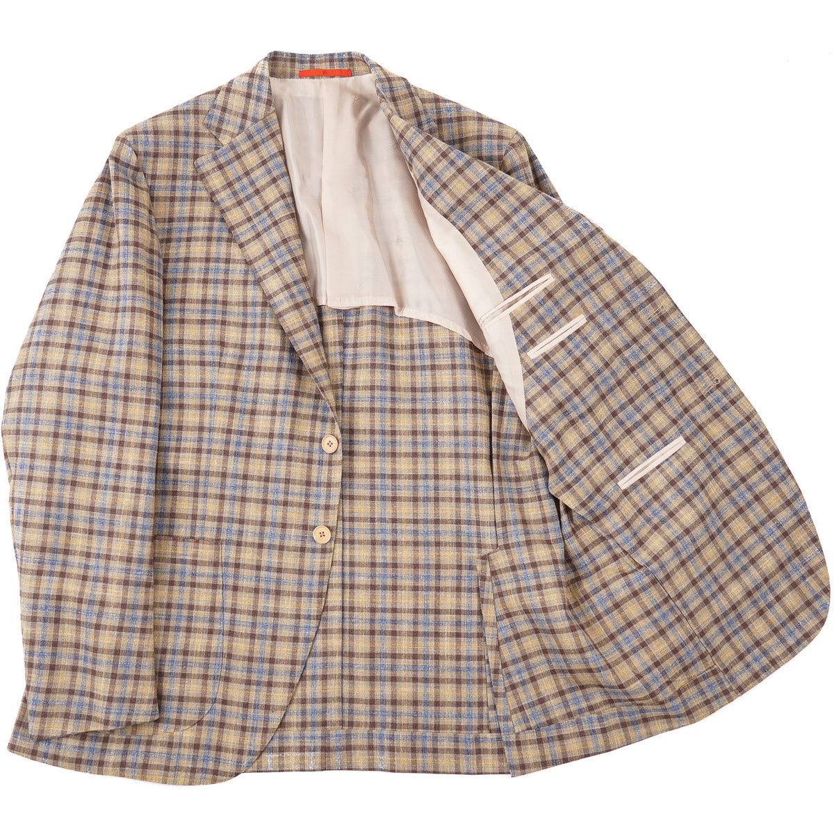 Isaia Woven Wool-Silk-Linen Sport Coat - Top Shelf Apparel