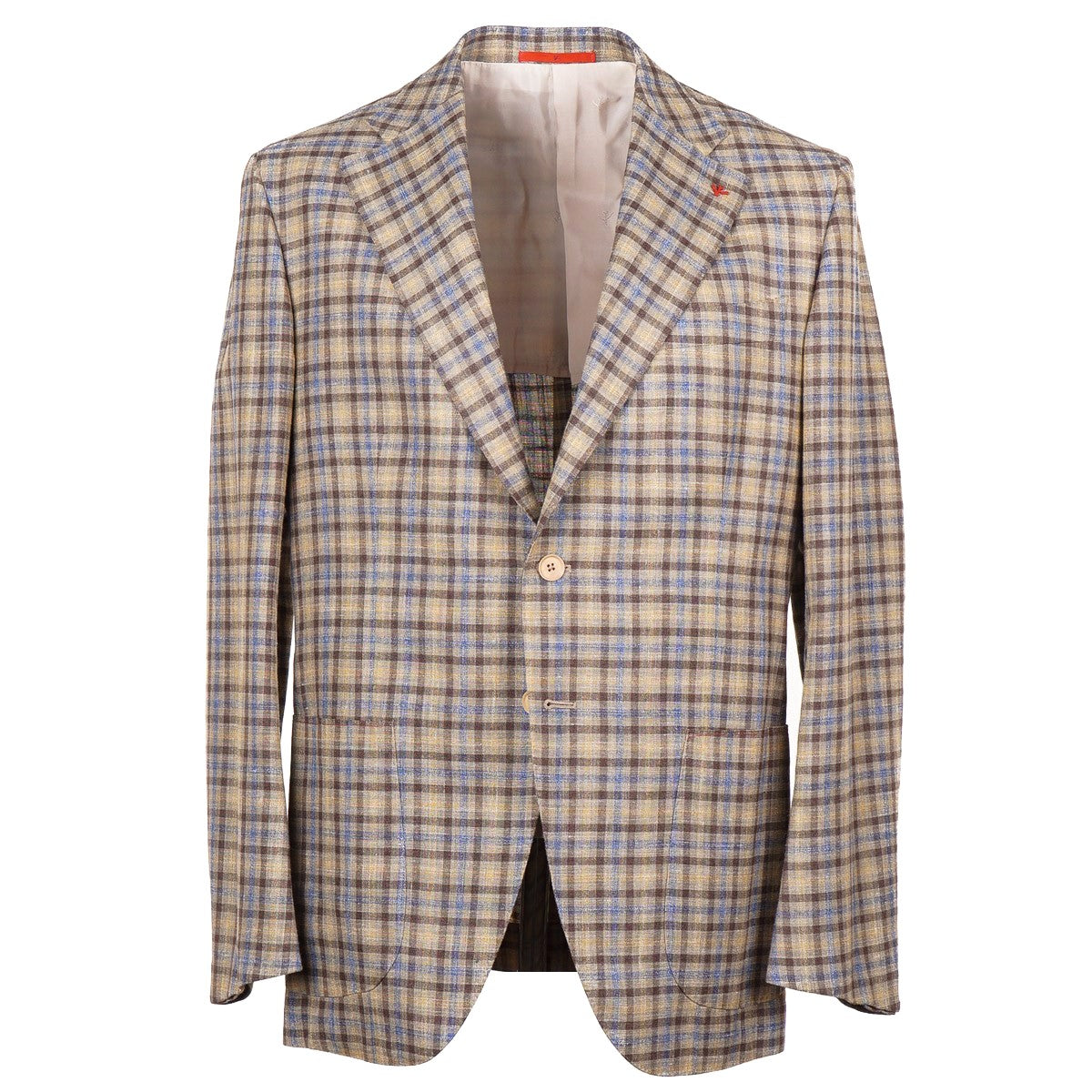Isaia Woven Wool-Silk-Linen Sport Coat - Top Shelf Apparel