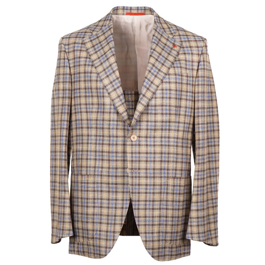 Isaia Woven Wool-Silk-Linen Sport Coat - Top Shelf Apparel