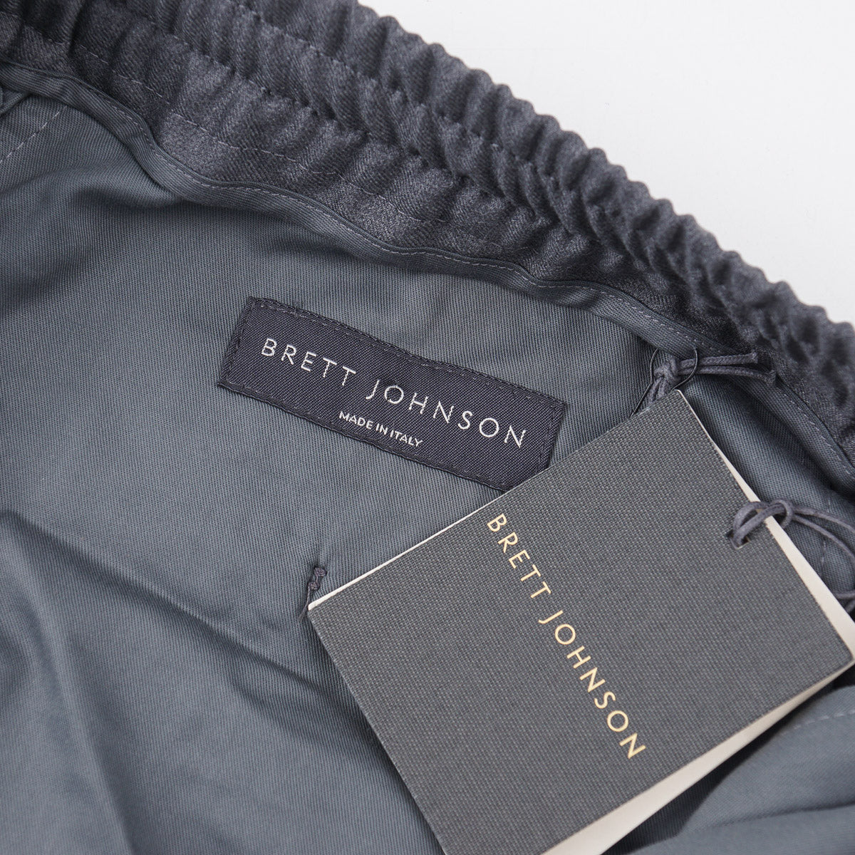Brett Johnson Wool Drawstring Jogger Pants