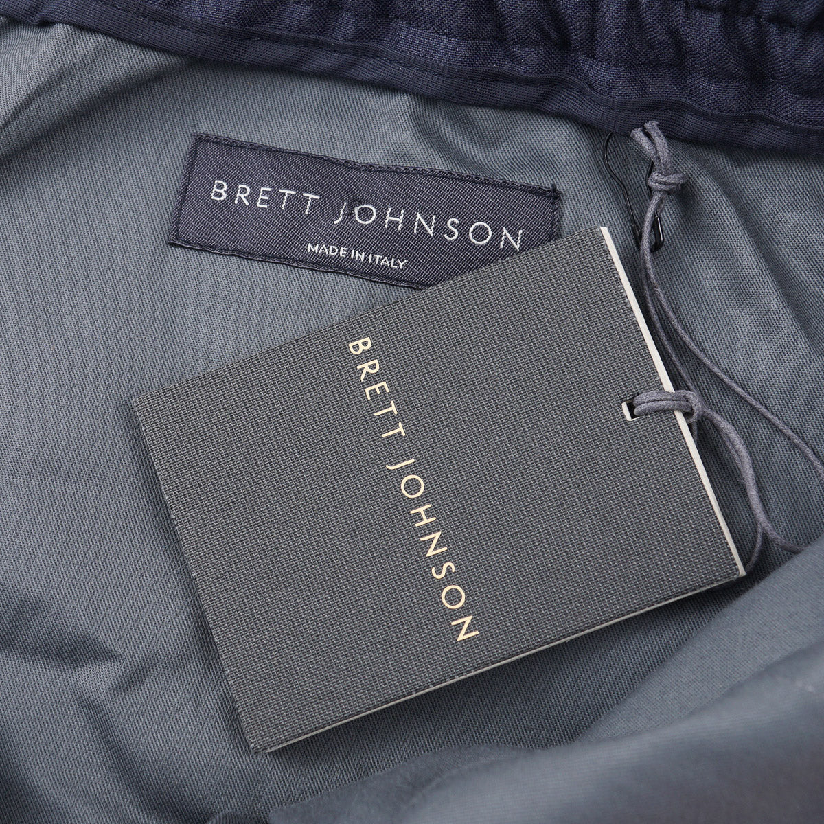 Brett Johnson Wool Drawstring Jogger Pants
