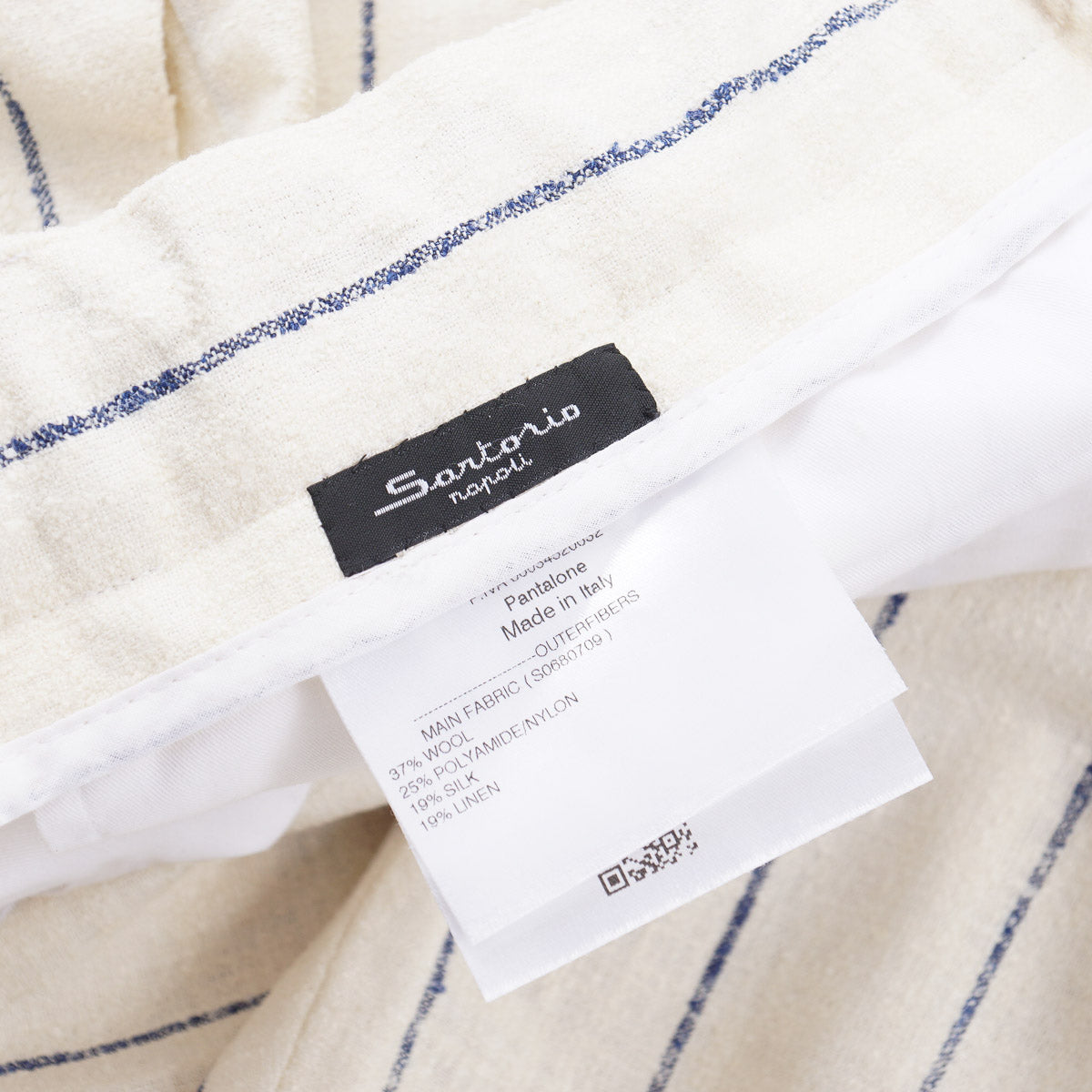 Sartorio Wool-Silk-Linen Drawstring Pants - Top Shelf Apparel