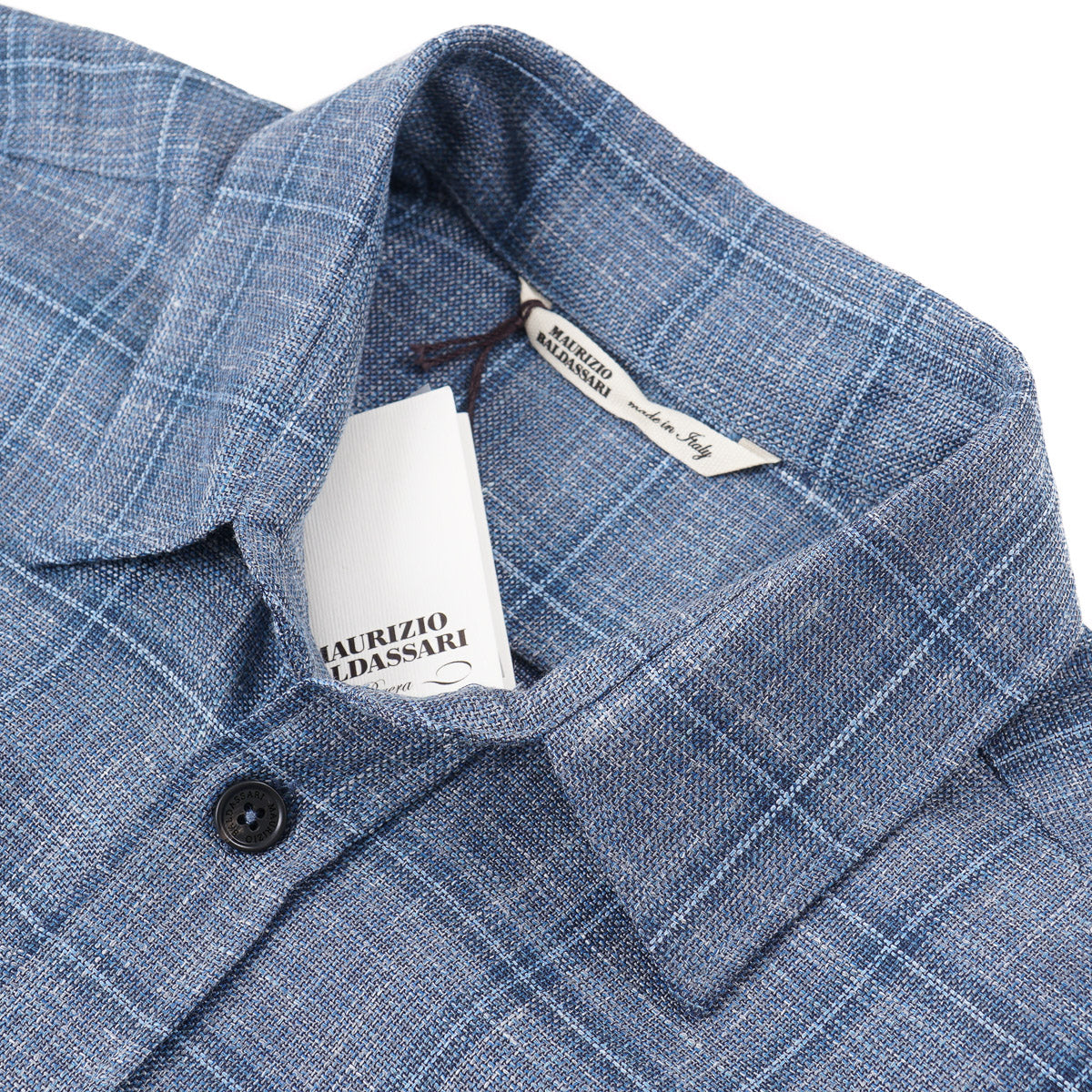Maurizio Baldassari Wool-Silk-Linen Overshirt