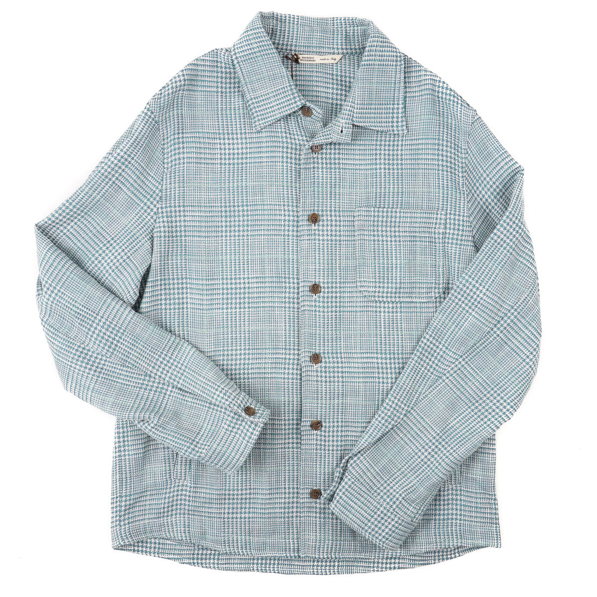 Maurizio Baldassari Silk-Linen-Cotton Overshirt - Top Shelf Apparel