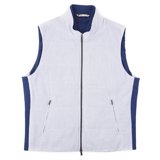 Maurizio Baldassari Seersucker 'Arena' Vest - Top Shelf Apparel