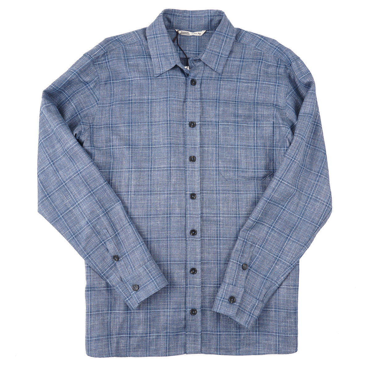 Maurizio Baldassari Wool-Silk-Linen Overshirt