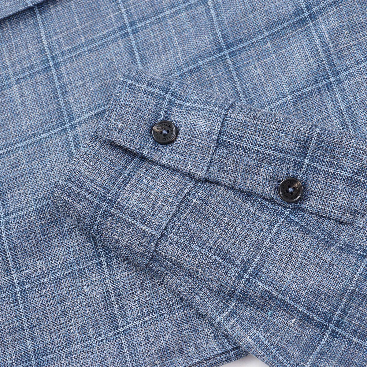 Maurizio Baldassari Wool-Silk-Linen Overshirt