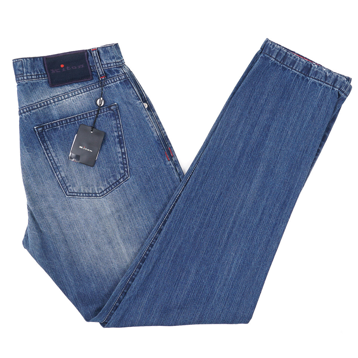 Kiton Regular Straight Fit Jeans