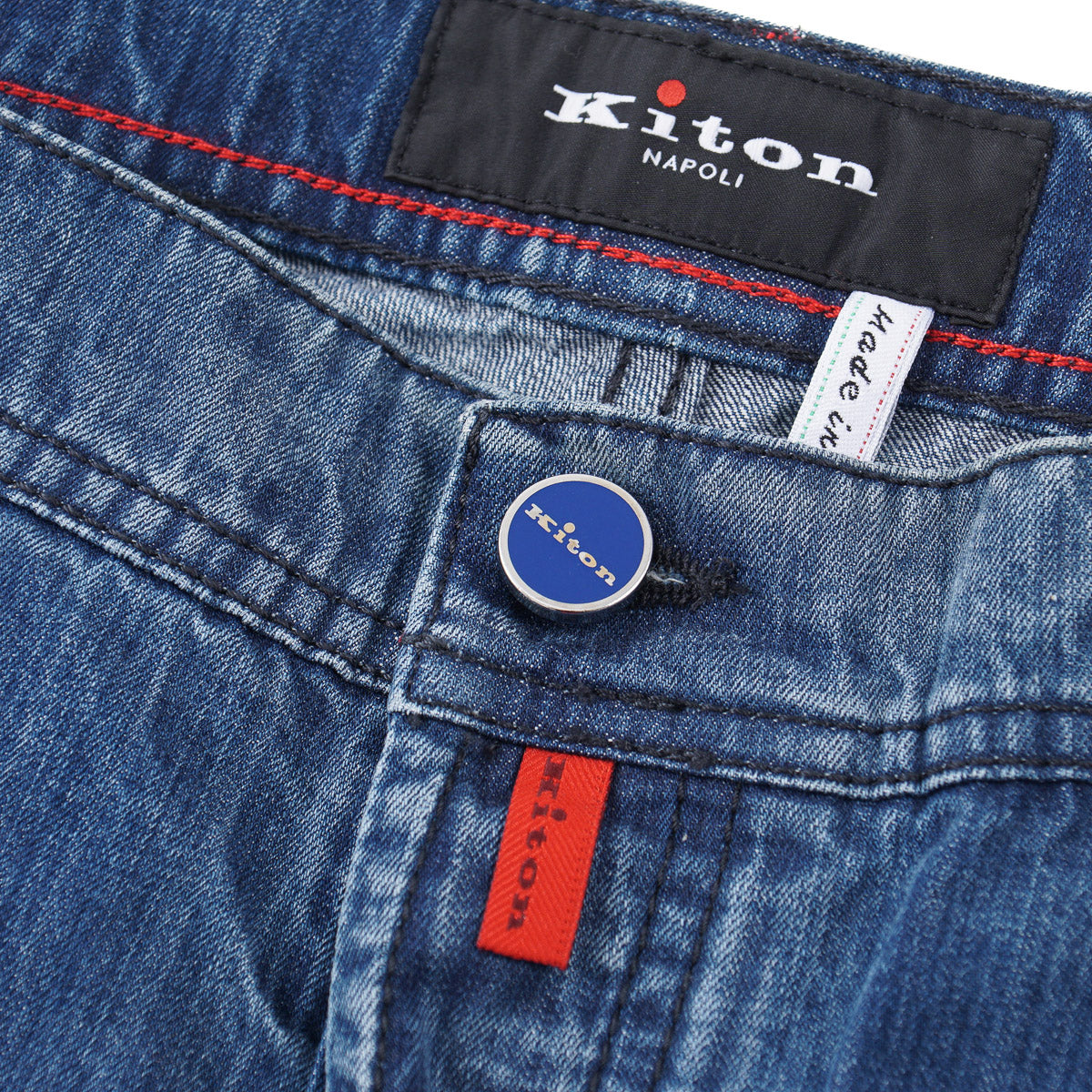 Kiton Regular Straight Fit Jeans