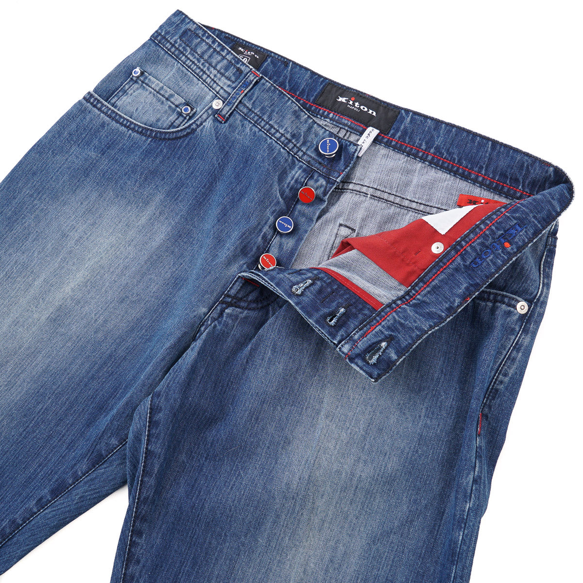 Kiton Regular Straight Fit Jeans
