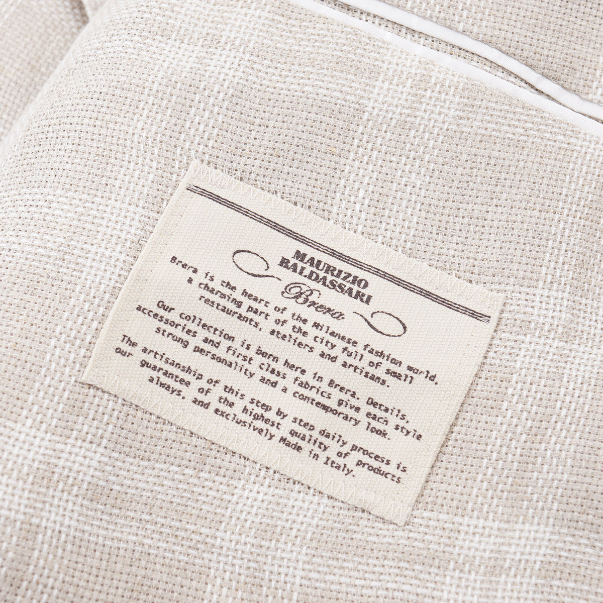 Maurizio Baldassari Woven Linen 'Soft Jacket' - Top Shelf Apparel
