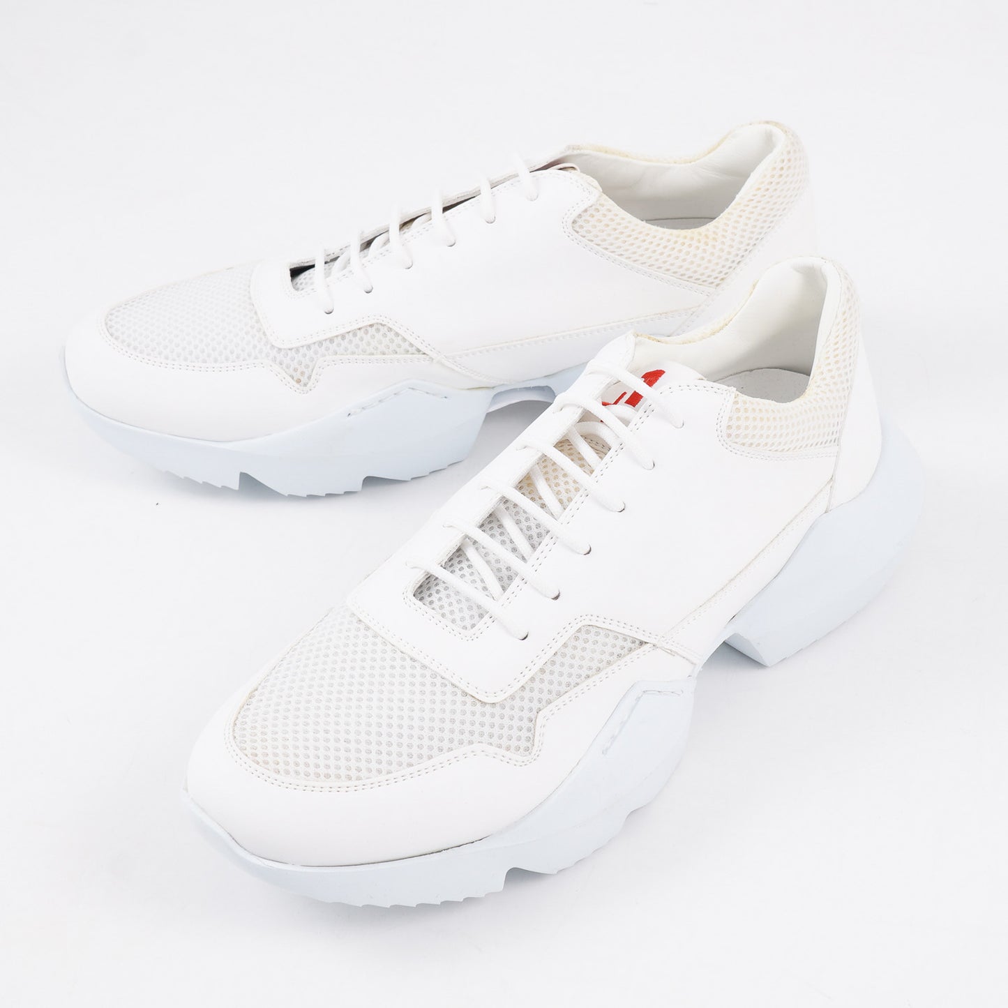 Kiton KNT Leather and Textile Sneakers - Top Shelf Apparel
