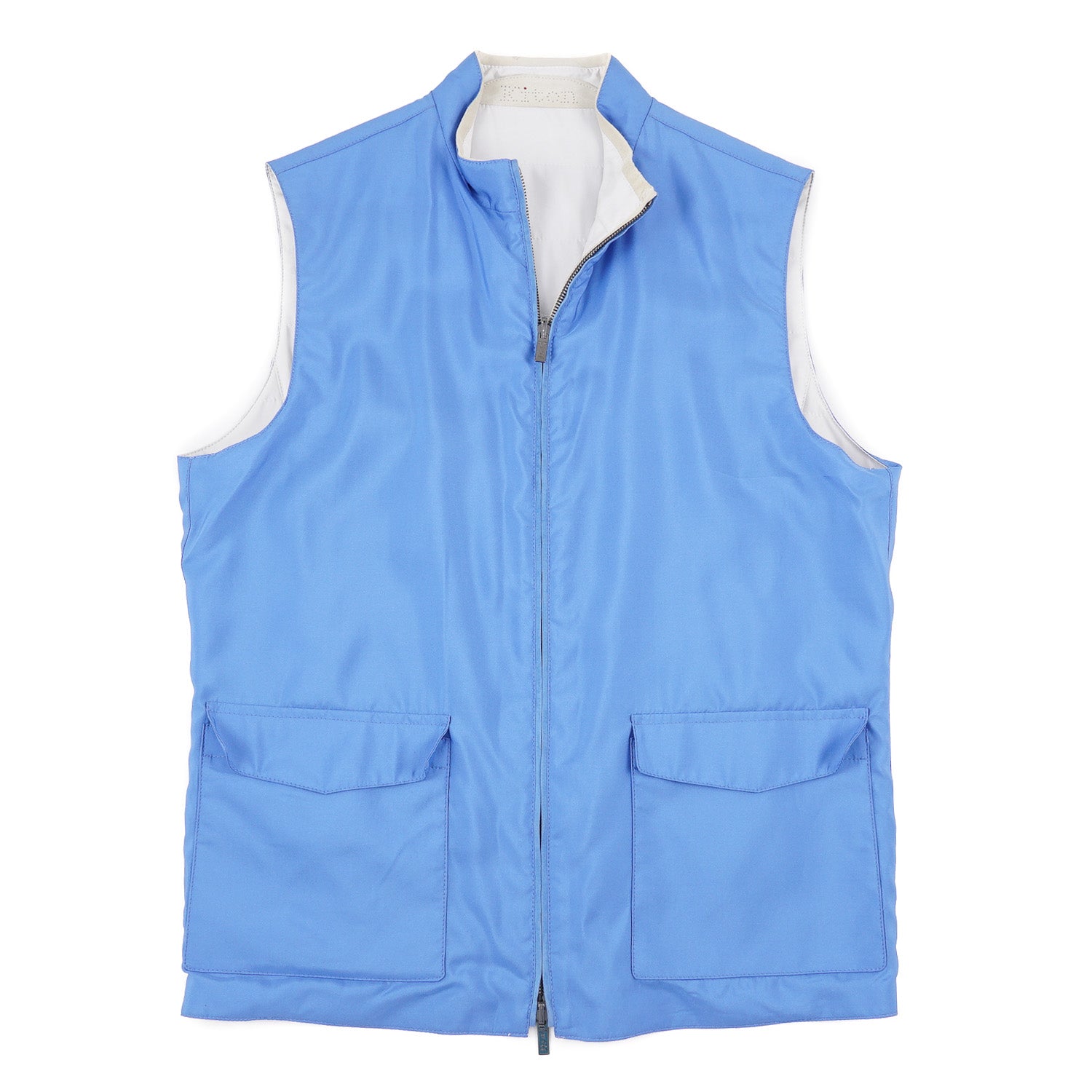 Kiton Lightweight Reversible Silk Vest - Top Shelf Apparel