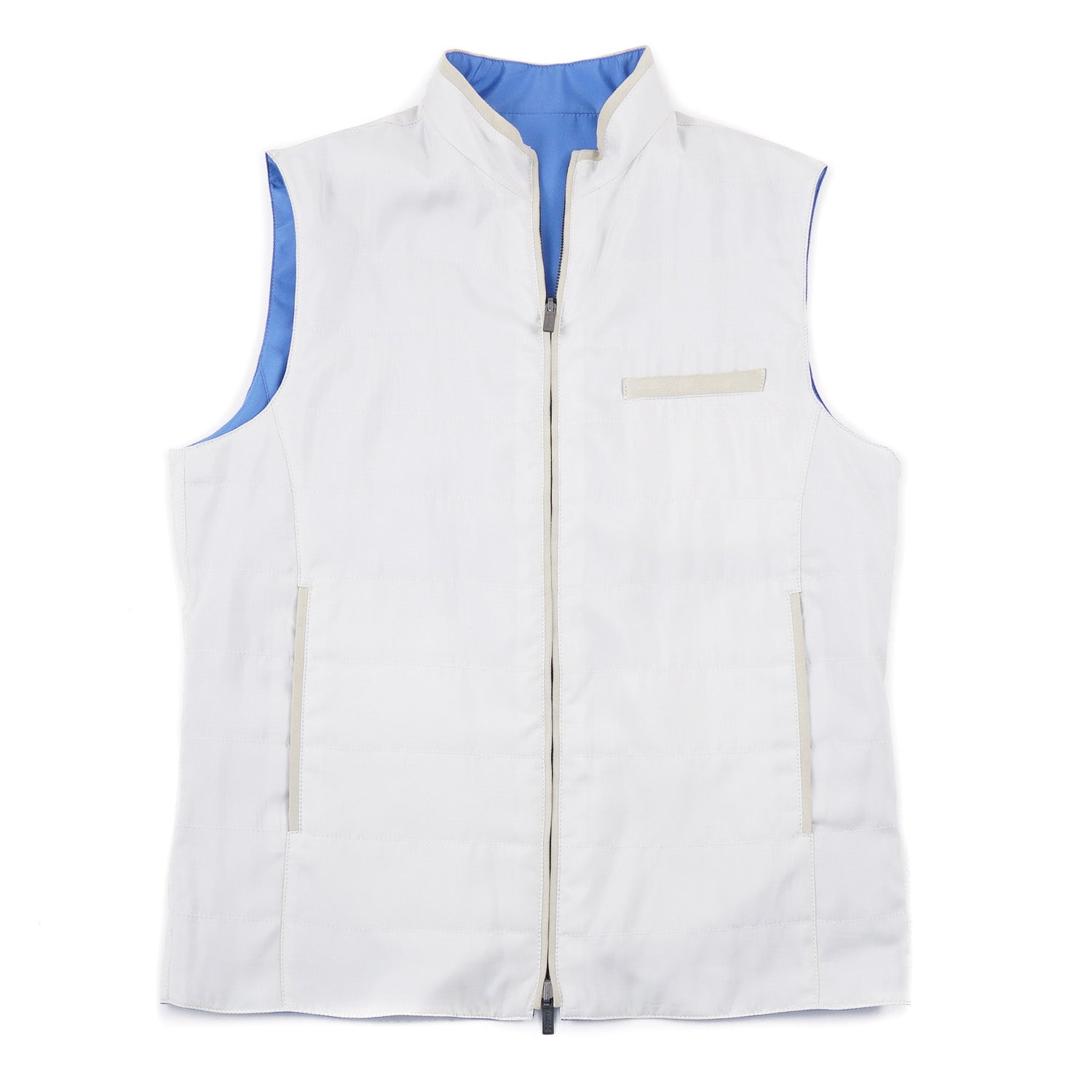 Kiton Lightweight Reversible Silk Vest - Top Shelf Apparel