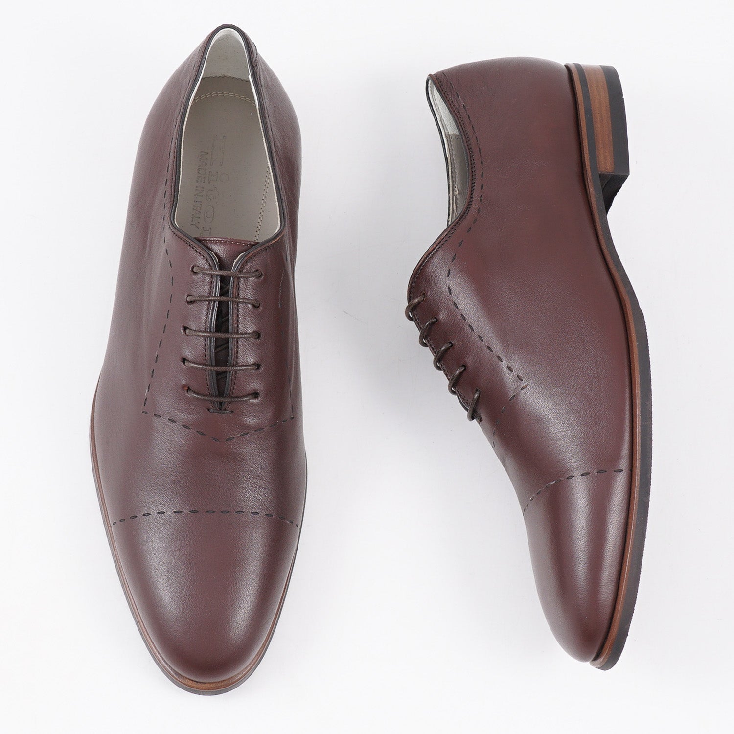 Kiton Soft Goatskin Leather Wholecut - Top Shelf Apparel