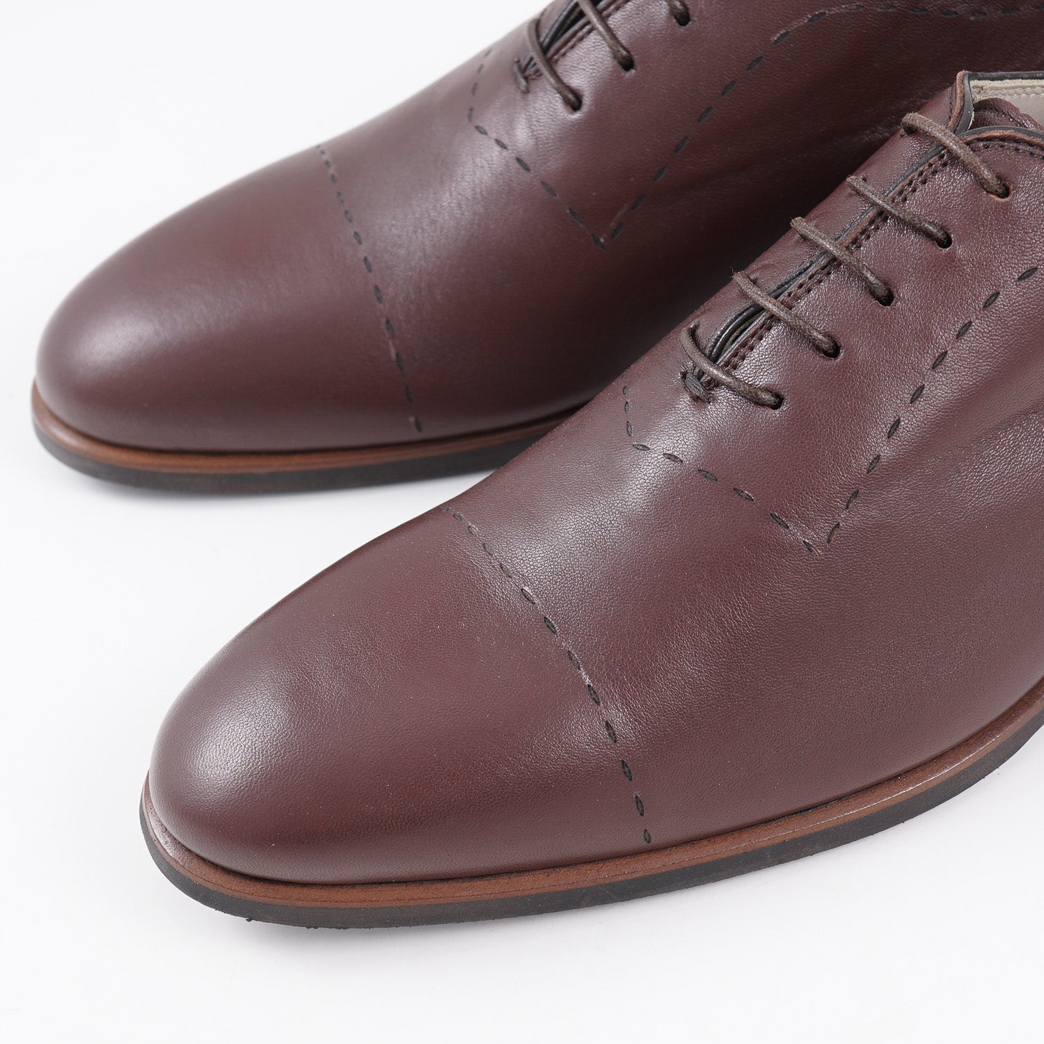 Kiton Soft Goatskin Leather Wholecut - Top Shelf Apparel