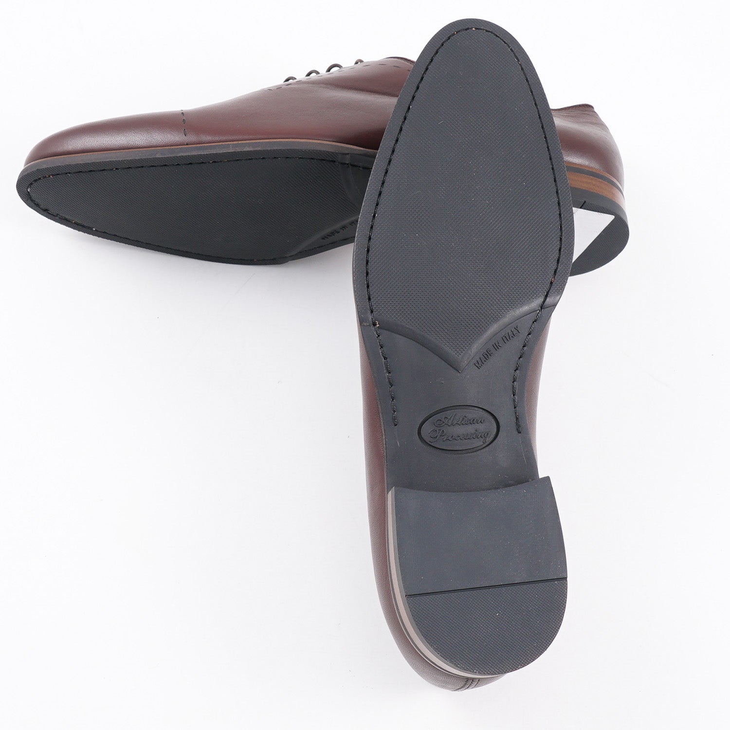 Kiton Soft Goatskin Leather Wholecut - Top Shelf Apparel