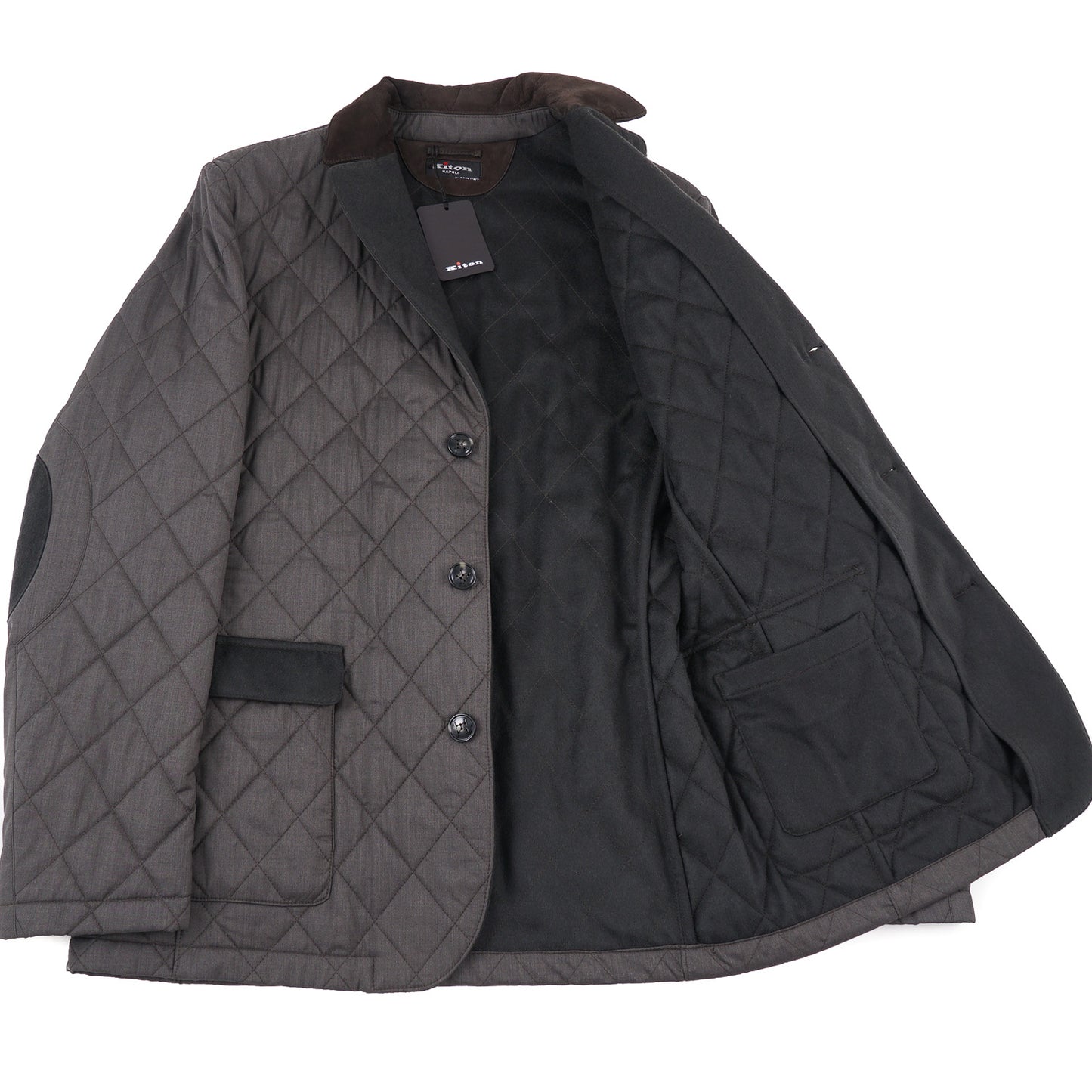 Kiton Quilted Jacket with Cashmere Lining - Top Shelf Apparel