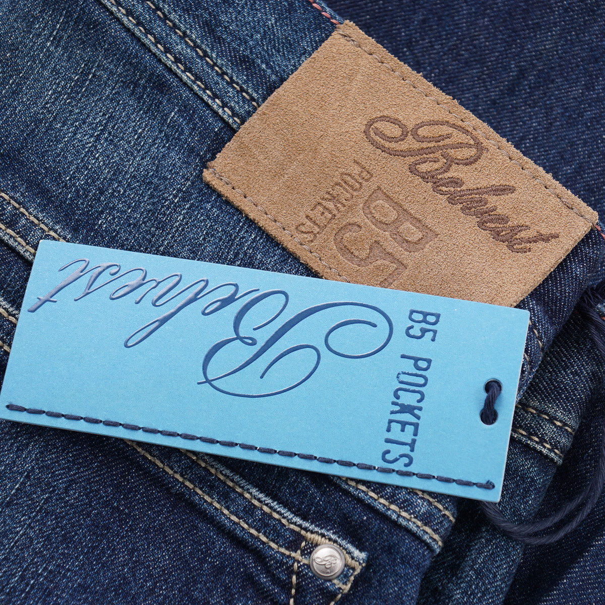 Belvest Classic Straight Fit Selvedge Jeans - Top Shelf Apparel
