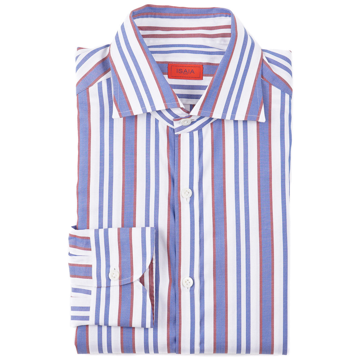 Isaia Tailored-Fit 'Mix' Cotton Shirt