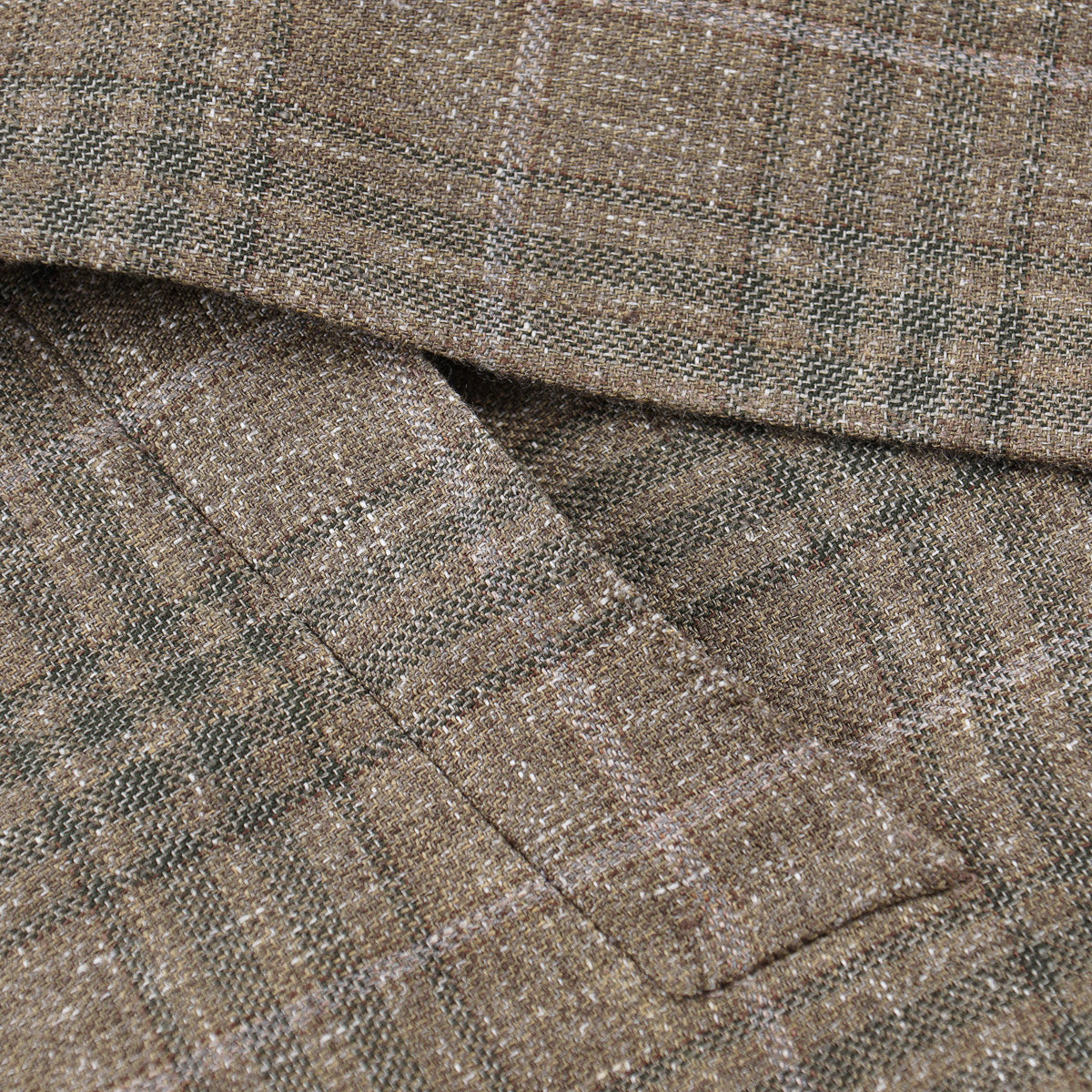 Isaia Woven Linen-Wool Sport Coat - Top Shelf Apparel