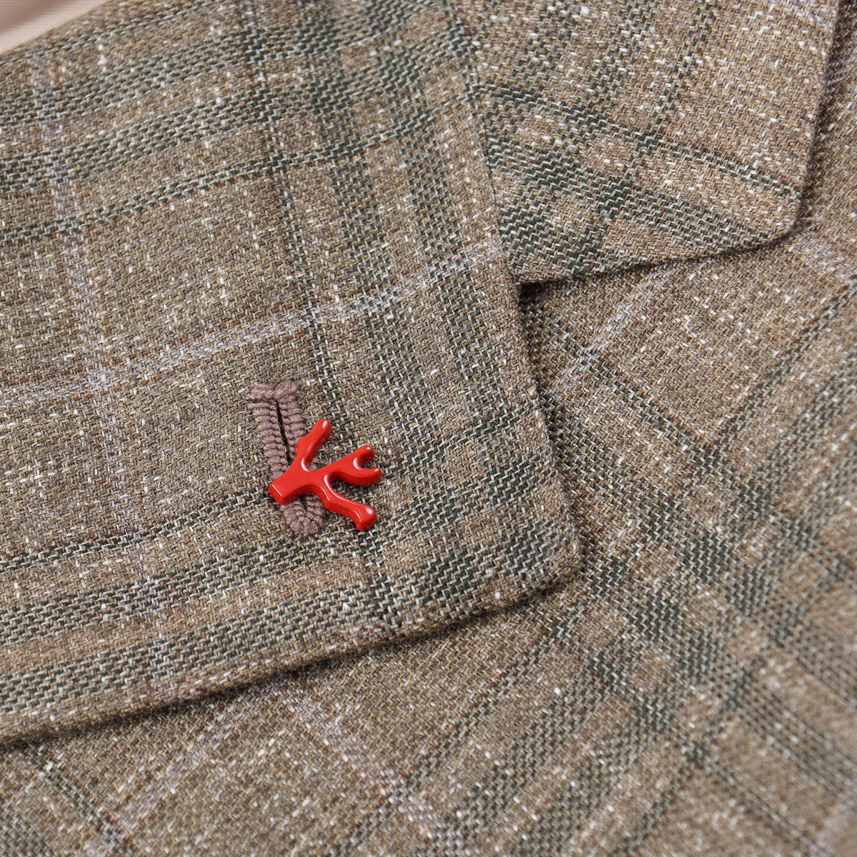 Isaia Woven Linen-Wool Sport Coat - Top Shelf Apparel