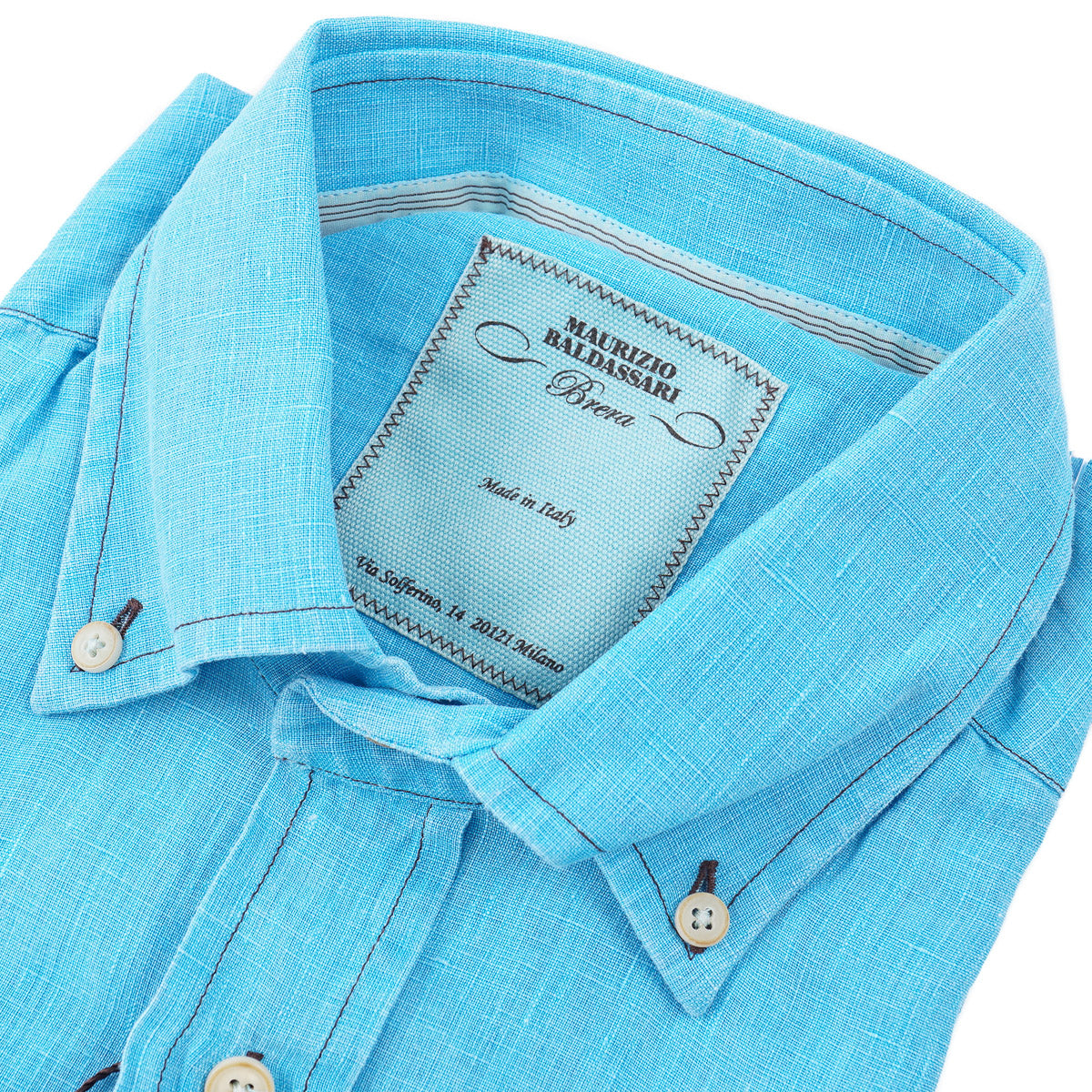 Maurizio Baldassari Washed Linen Shirt - Top Shelf Apparel