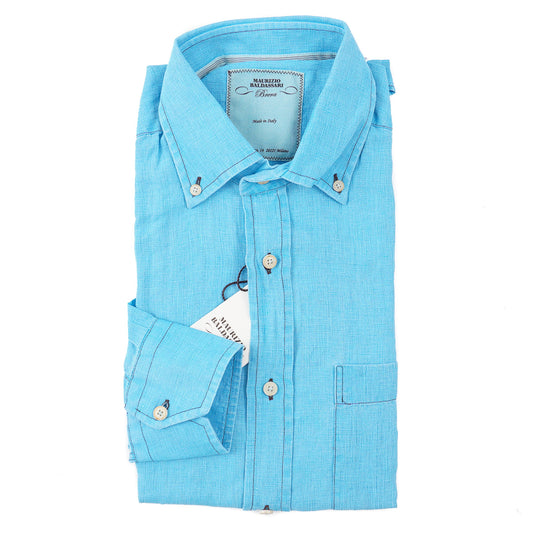 Maurizio Baldassari Washed Linen Shirt - Top Shelf Apparel