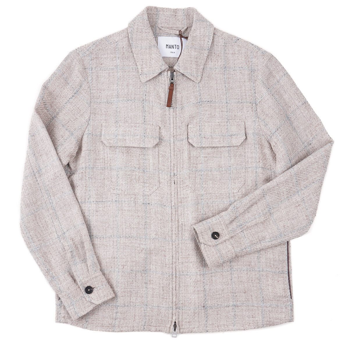 Manto 'Eclips' Silk-Linen-Cotton Jacket - Top Shelf Apparel