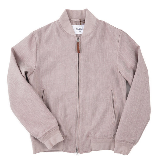 Manto Woven Linen Bomber Jacket - Top Shelf Apparel