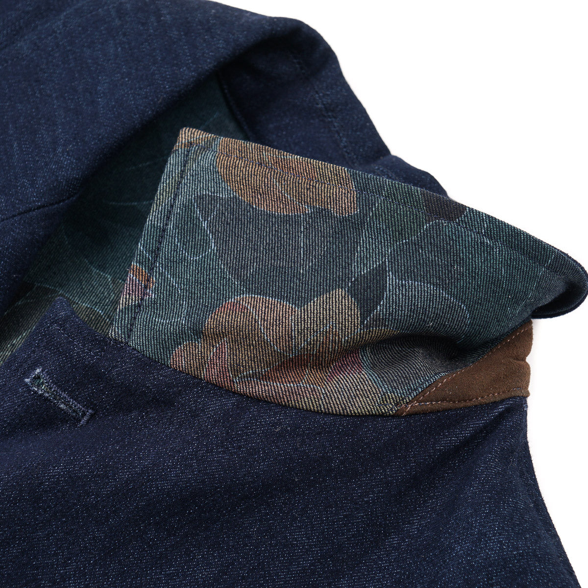 Manto Denim Jacket with Printed Lining - Top Shelf Apparel