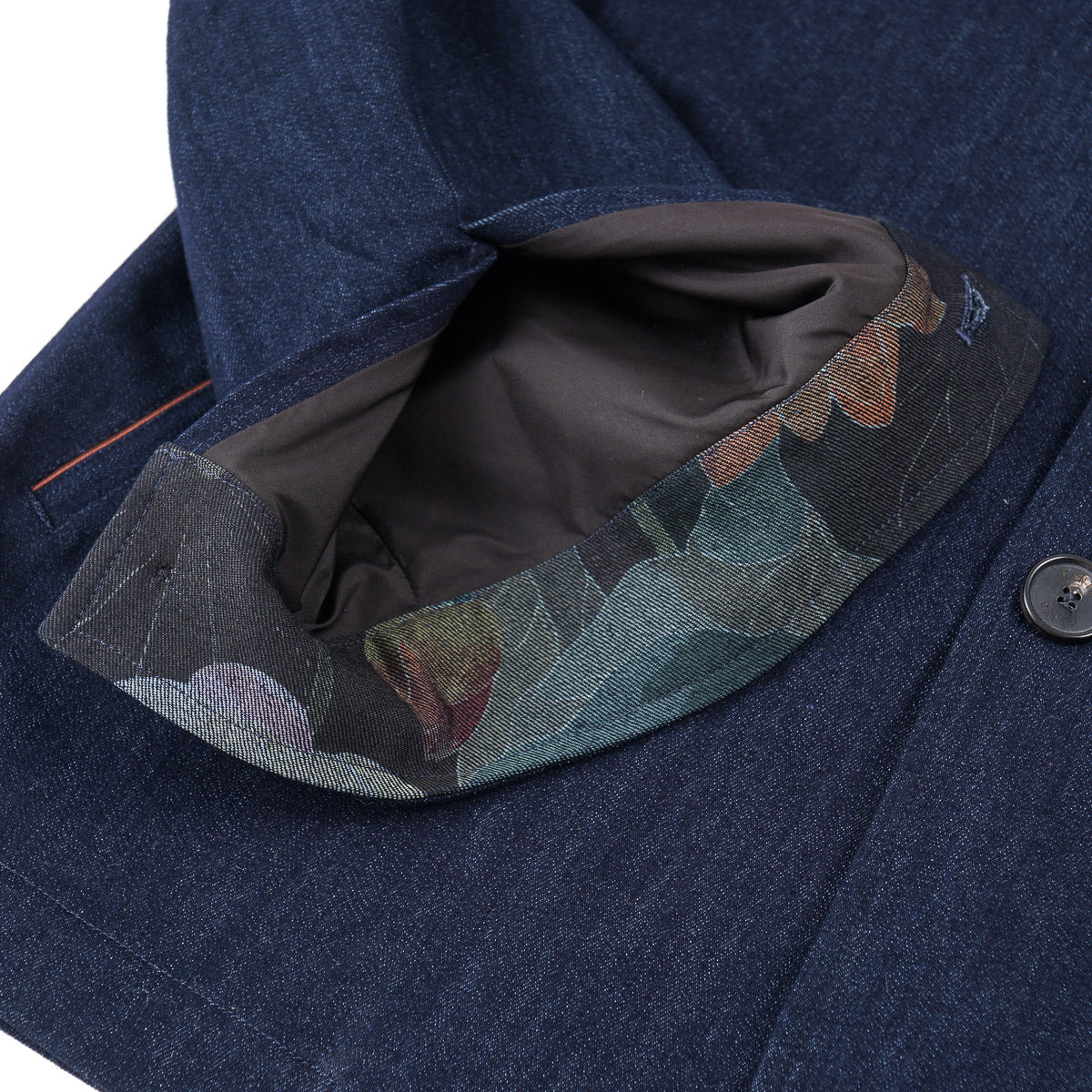 Manto Denim Jacket with Printed Lining - Top Shelf Apparel