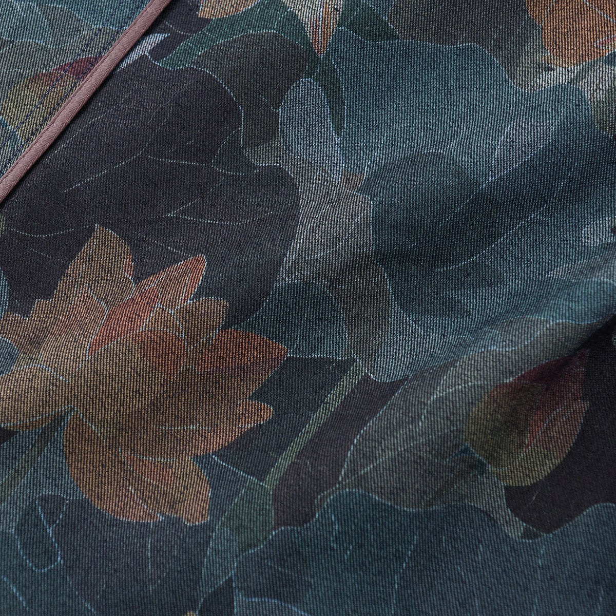 Manto Denim Jacket with Printed Lining - Top Shelf Apparel