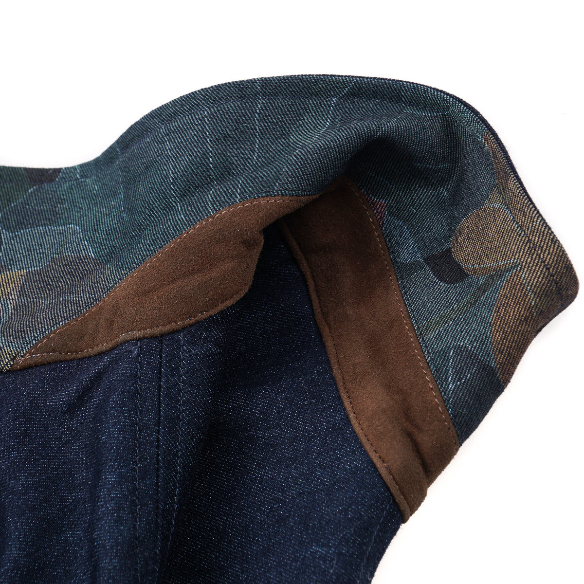 Manto Denim Jacket with Printed Lining - Top Shelf Apparel